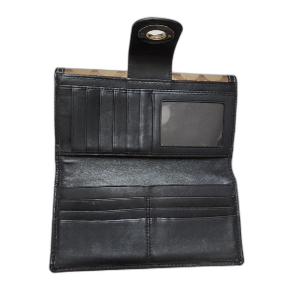 Coach Woman's Signature Accordion Wallet - Picture 3 of 6